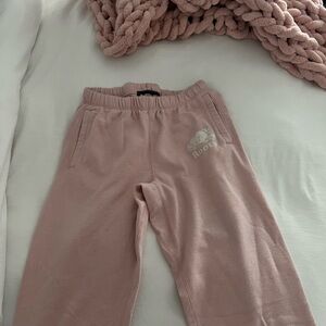 Roots pink sweatpants